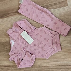 Floral top and legging set